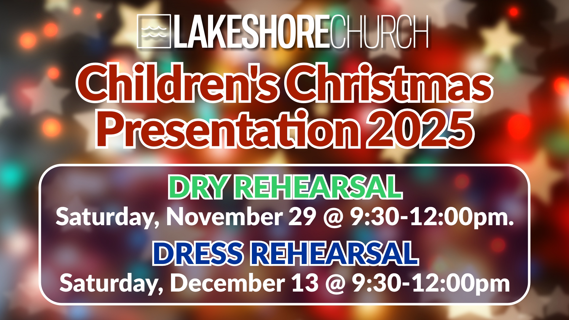Featured image for “Children’s Christmas Presentation 2025”