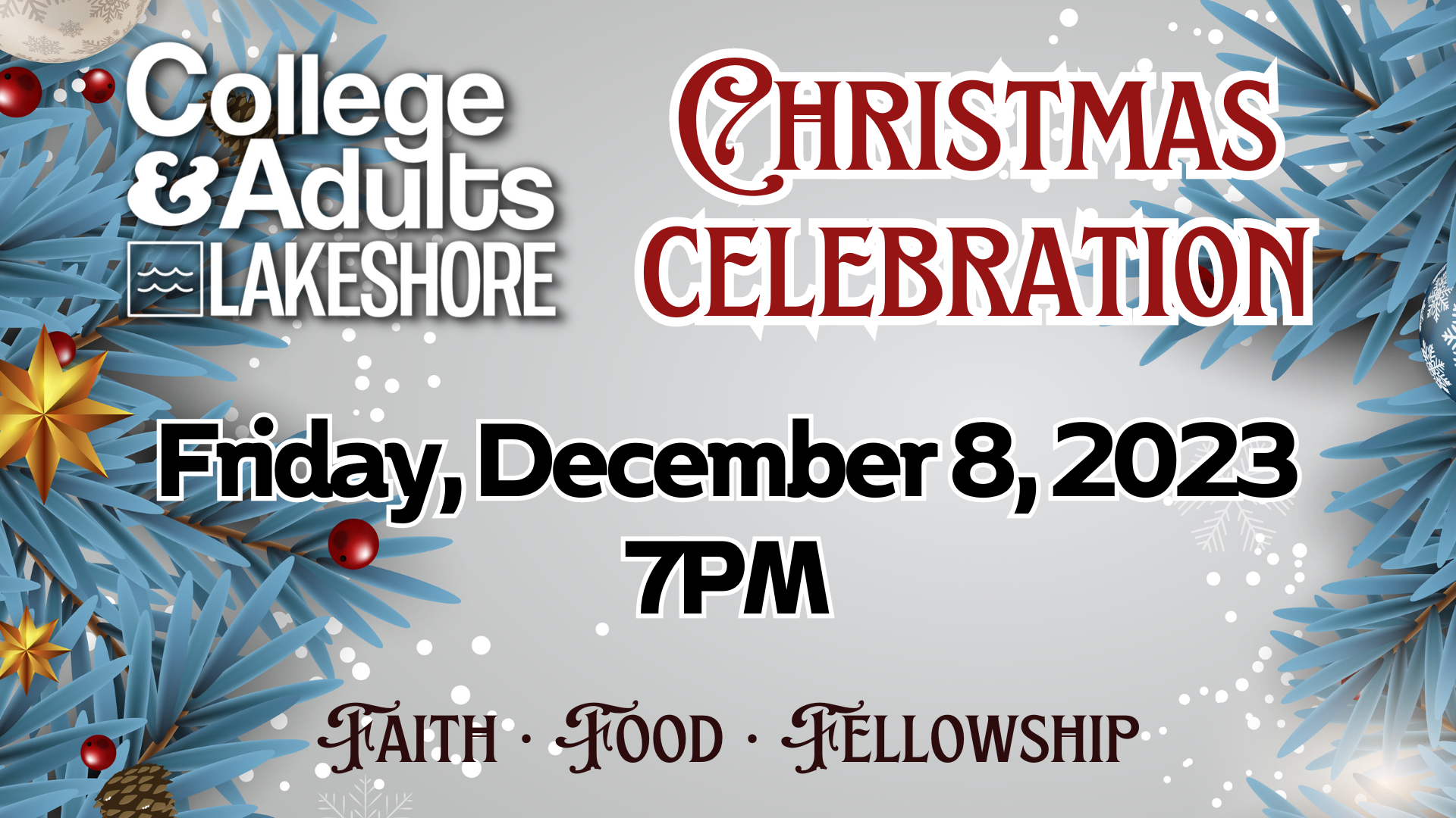 Featured image for “College & Adults Christmas Celebration”