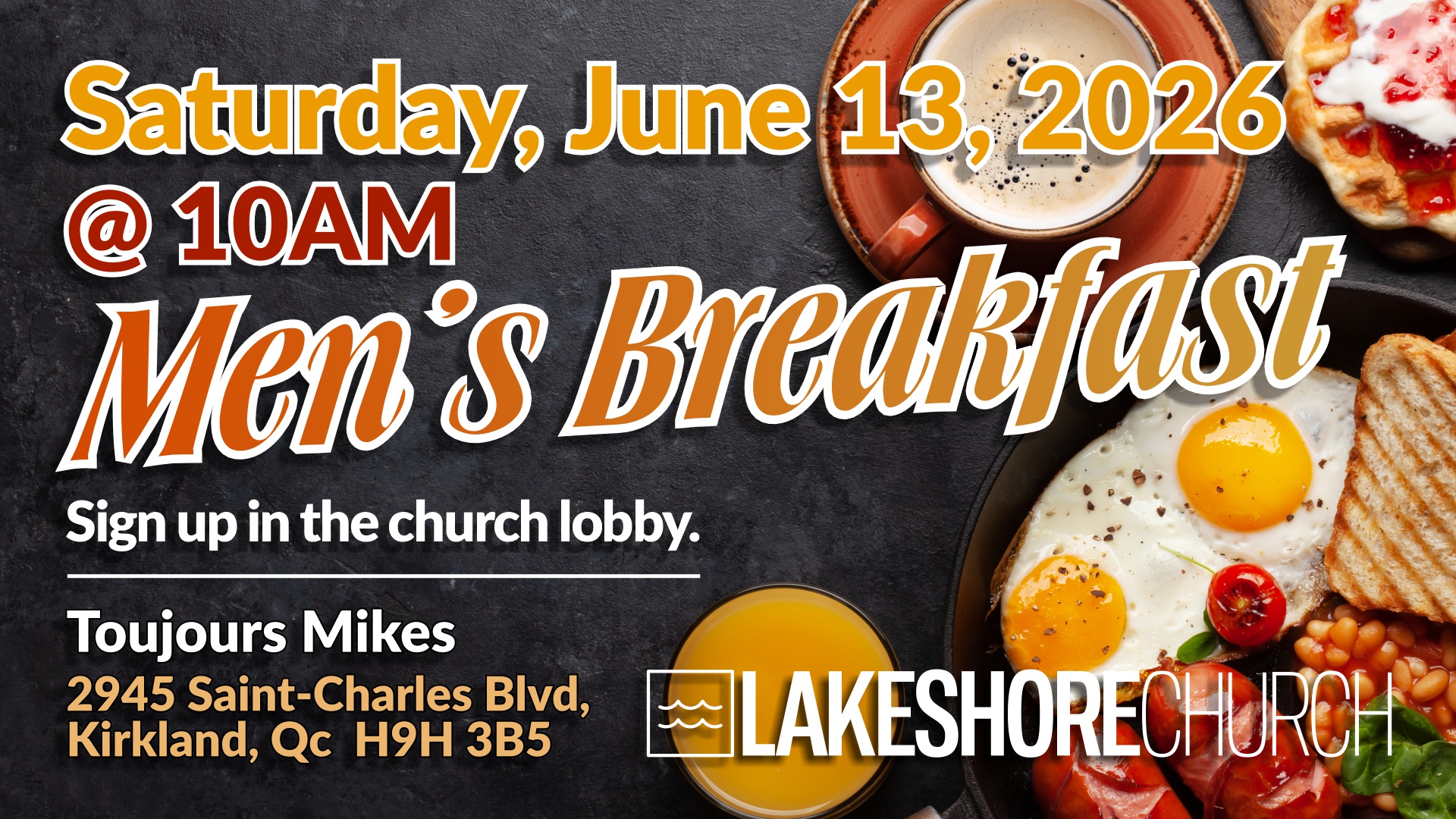 Featured image for “MEN’S BREAKFAST – JUNE 13, 2026”