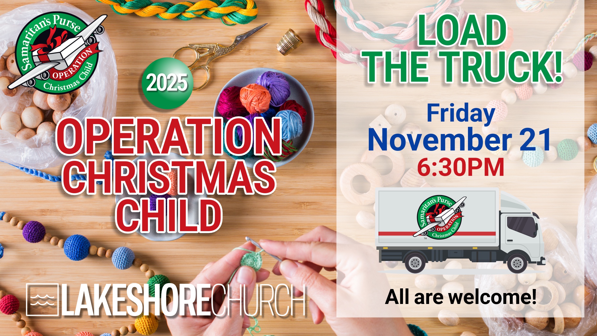 Featured image for “Operation Christmas Child LOAD THE TRUCK”