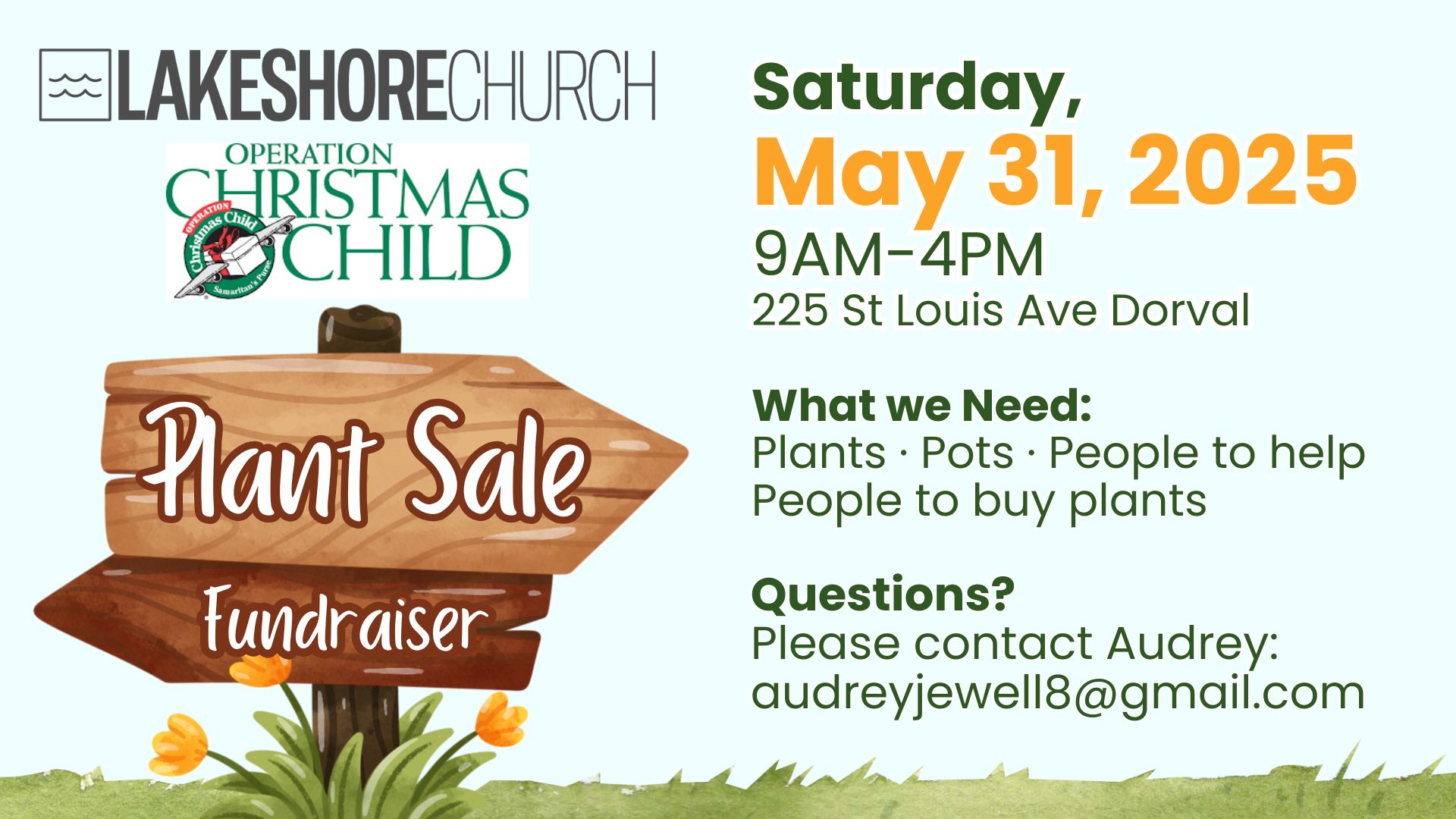 Featured image for “Plant Sale for Operation Christmas Child”