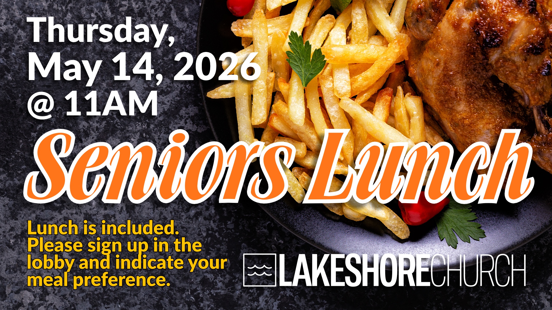 Featured image for “SENIORS LUNCH”