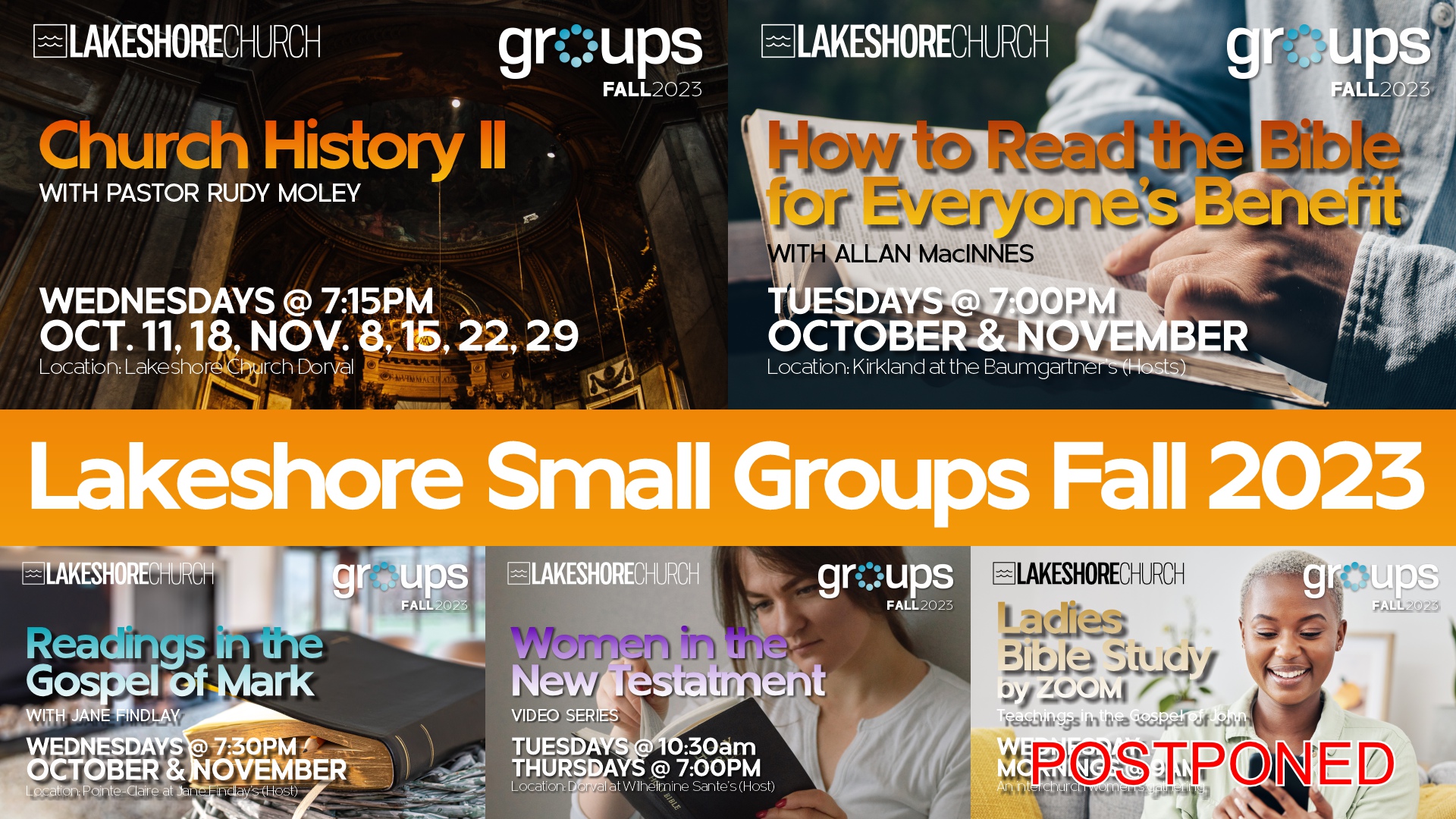 Featured image for “Small Groups Fall 2023 – Updated”